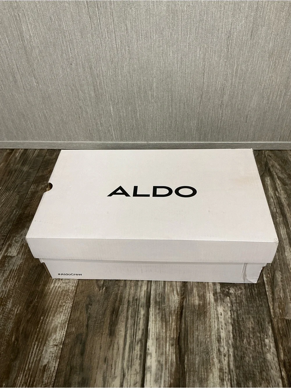 Aldo Men's Navy Lace-Up Derby with White Trim Size 10.5